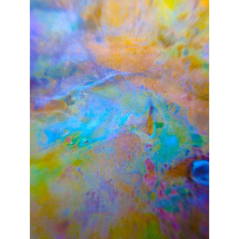 Oxidized Metal X Gold Ornate Wood Framed Art Print with Double Matting by Grayscale