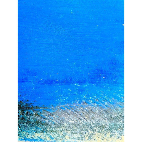 Painted Steel Panel I Black Modern Wood Framed Art Print by Grayscale