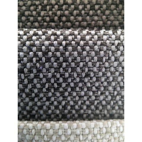 Fabric XIII White Modern Wood Framed Art Print by Grayscale
