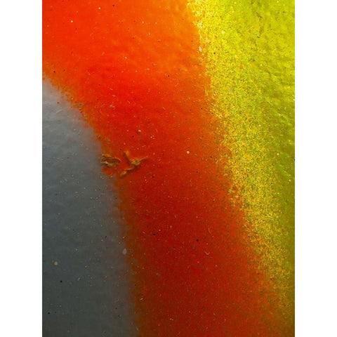 Paint Closeup XIV White Modern Wood Framed Art Print by Grayscale