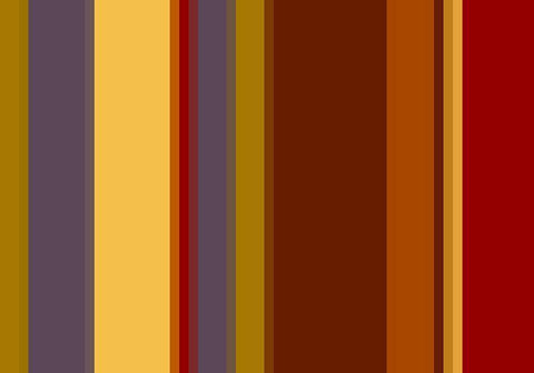 Warm Stripes I White Modern Wood Framed Art Print with Double Matting by Grayscale