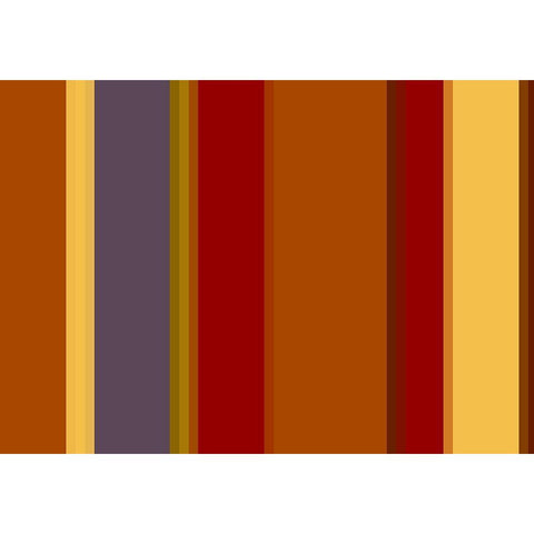 Warm Stripes II Black Modern Wood Framed Art Print with Double Matting by Grayscale