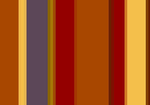 Warm Stripes II White Modern Wood Framed Art Print with Double Matting by Grayscale