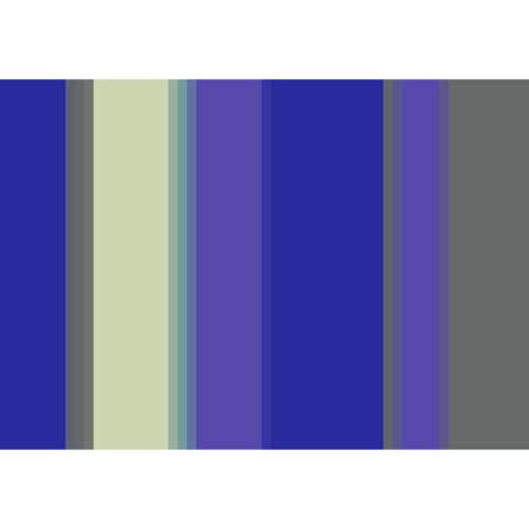 Cool Stripes II White Modern Wood Framed Art Print by Grayscale