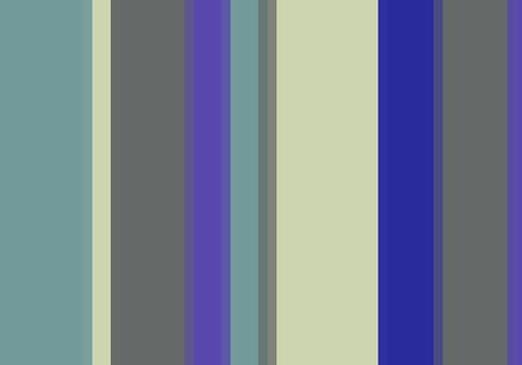 Cool Stripes III Black Ornate Wood Framed Art Print with Double Matting by Grayscale