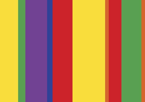 Bright Stripes V White Modern Wood Framed Art Print with Double Matting by Grayscale