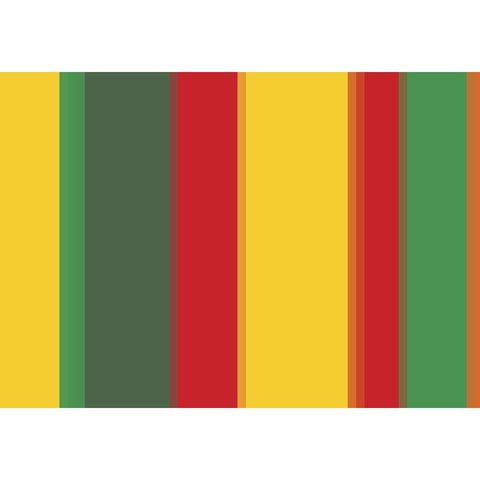 Warm Stripes VIII White Modern Wood Framed Art Print by Grayscale
