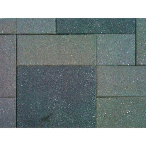 Concrete Tiles I White Modern Wood Framed Art Print by Grayscale