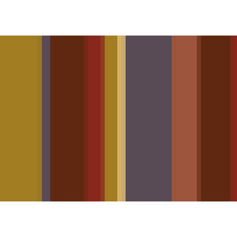Warm Stripes XI Black Modern Wood Framed Art Print with Double Matting by Grayscale
