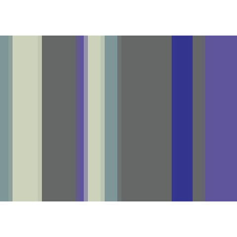 Cool Stripes IV Gold Ornate Wood Framed Art Print with Double Matting by Grayscale