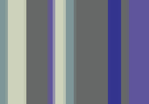 Cool Stripes IV White Modern Wood Framed Art Print with Double Matting by Grayscale