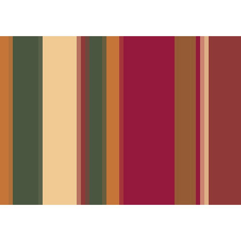 Warm Stripes XII Black Modern Wood Framed Art Print with Double Matting by Grayscale
