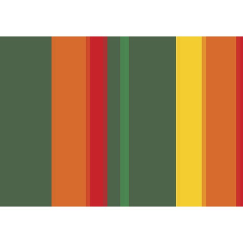Bright Stripes XV White Modern Wood Framed Art Print by Grayscale