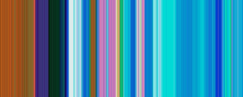 Cool Pinstripes I White Modern Wood Framed Art Print with Double Matting by Grayscale