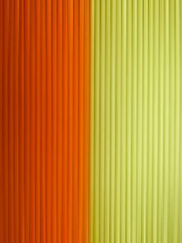 Fabric Pinstripes III White Modern Wood Framed Art Print with Double Matting by Grayscale