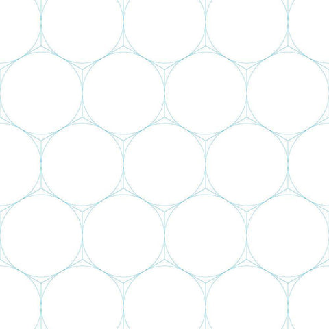 Isometric Hive VII White Modern Wood Framed Art Print by Grayscale