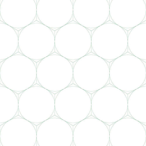 Isometric Hive XI White Modern Wood Framed Art Print by Grayscale