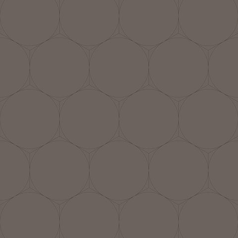 Isometric Hive XVIII White Modern Wood Framed Art Print with Double Matting by Grayscale