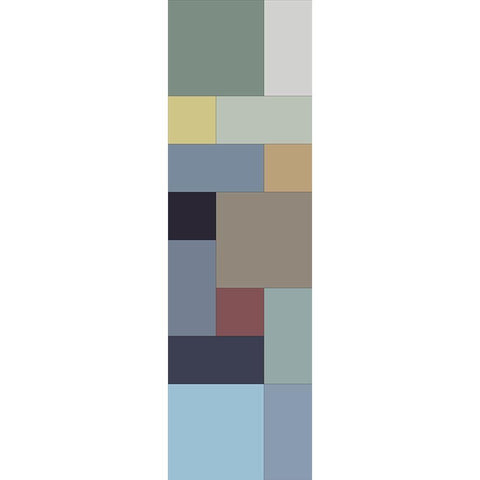 Totem III Black Modern Wood Framed Art Print with Double Matting by Grayscale