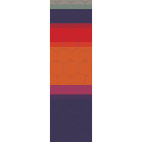 Totem VI Black Modern Wood Framed Art Print with Double Matting by Grayscale