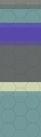 Totem XIV White Modern Wood Framed Art Print with Double Matting by Grayscale
