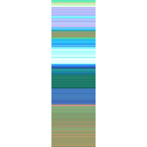 Totem XXXIV White Modern Wood Framed Art Print by Grayscale