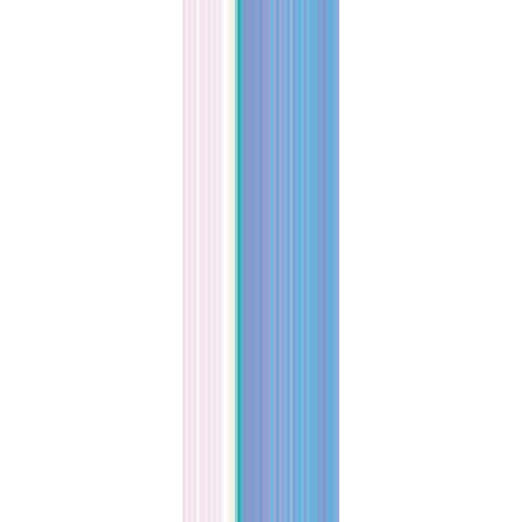 Stripe Totem XII Black Modern Wood Framed Art Print with Double Matting by Grayscale