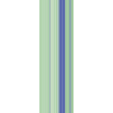 Stripe Totem XIII Black Modern Wood Framed Art Print with Double Matting by Grayscale