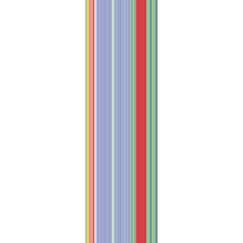 Stripe Totem XVI Black Modern Wood Framed Art Print with Double Matting by Grayscale