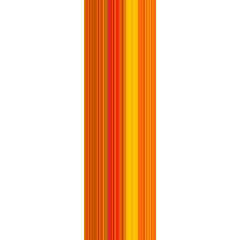 Stripe Totem XIX White Modern Wood Framed Art Print by Grayscale