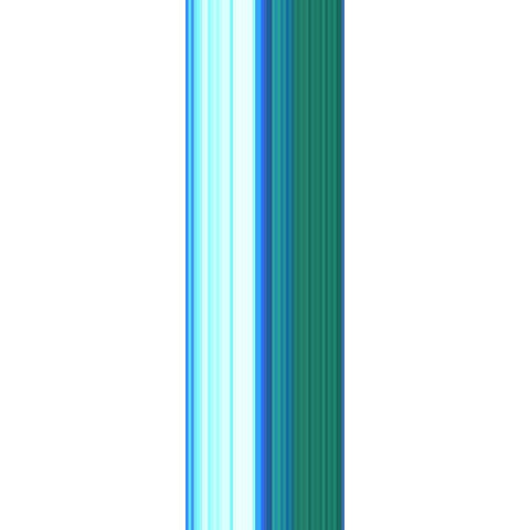 Stripe Totem XXIX White Modern Wood Framed Art Print by Grayscale