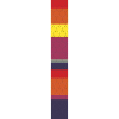 Tall Totem II White Modern Wood Framed Art Print by Grayscale