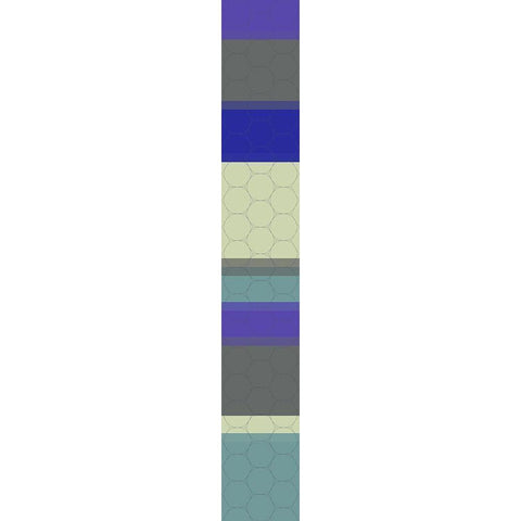 Tall Totem IV Black Modern Wood Framed Art Print with Double Matting by Grayscale