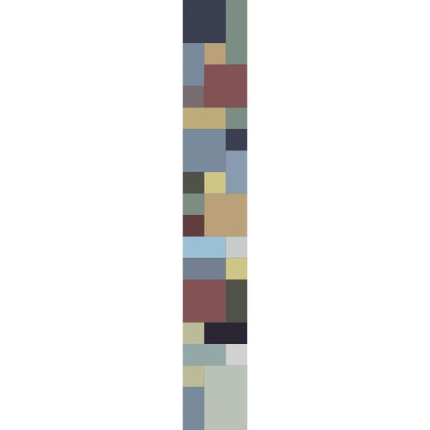 Tall Totem XII Gold Ornate Wood Framed Art Print with Double Matting by Grayscale