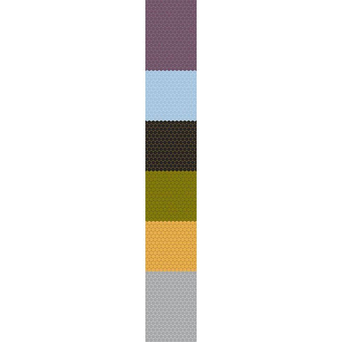 Tall Totem XVIII White Modern Wood Framed Art Print by Grayscale