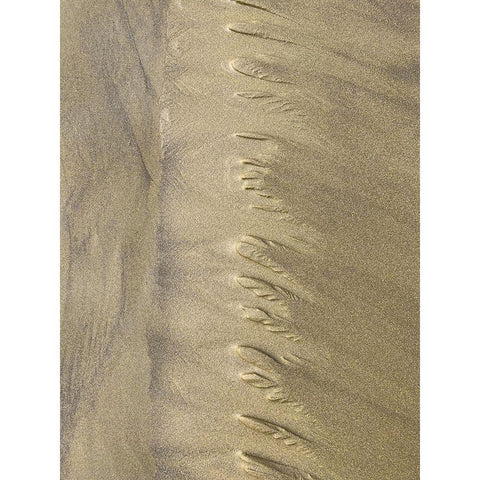 Sand Stripe V Black Modern Wood Framed Art Print with Double Matting by Grayscale