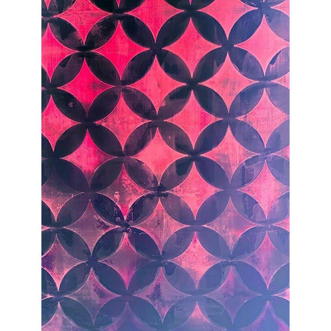 Diamonds IV White Modern Wood Framed Art Print by Grayscale