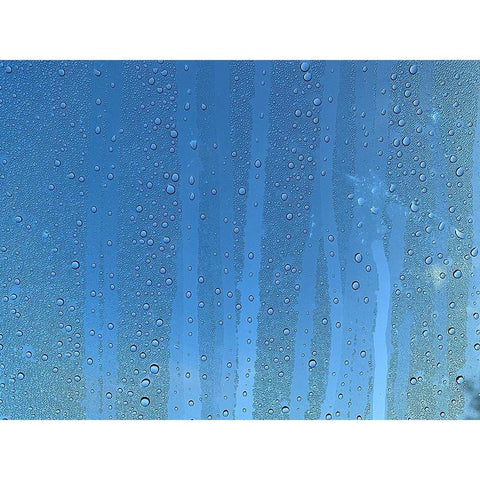 Rain Stripe III Black Modern Wood Framed Art Print by Grayscale