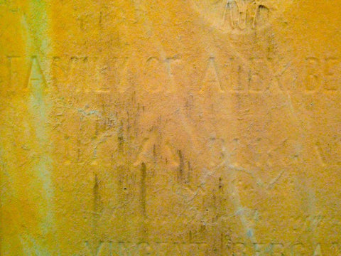 Mausoleum II White Modern Wood Framed Art Print with Double Matting by Grayscale