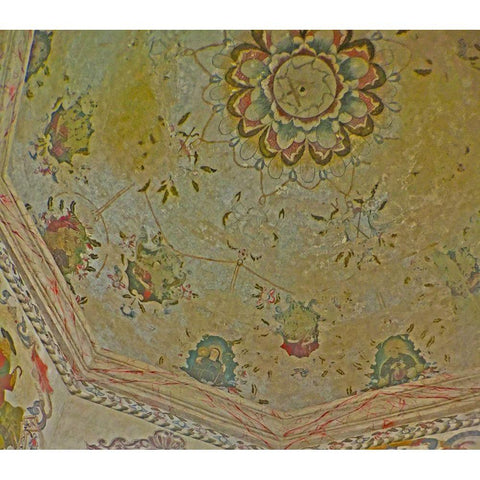 Mission Ceiling II Gold Ornate Wood Framed Art Print with Double Matting by Popcorn
