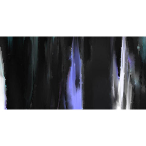 Blank Spaces 4 Black Modern Wood Framed Art Print with Double Matting by Tenoever, William