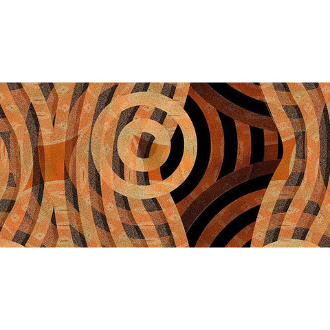 Direction 1 Black Modern Wood Framed Art Print with Double Matting by Tenoever, William