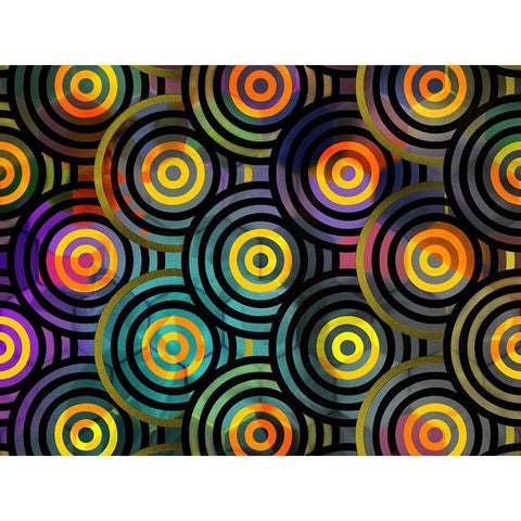 Shields 2 Black Modern Wood Framed Art Print with Double Matting by Tenoever, William