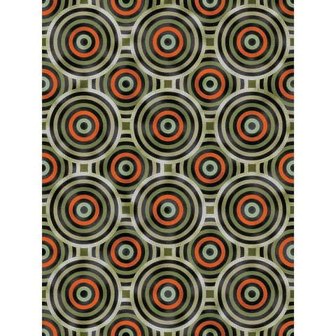 Shields 4 Black Modern Wood Framed Art Print by Tenoever, William