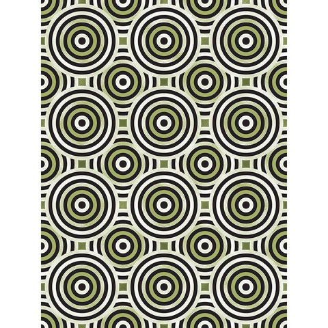 Shields 8 Black Modern Wood Framed Art Print with Double Matting by Tenoever, William