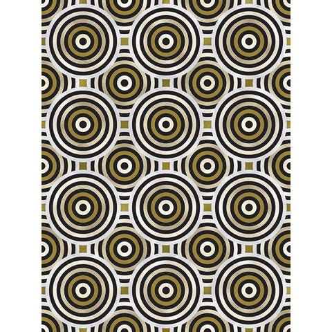 Shields 12 Black Modern Wood Framed Art Print with Double Matting by Tenoever, William