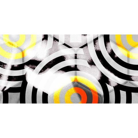 Honeycomb 2 White Modern Wood Framed Art Print by Tenoever, William