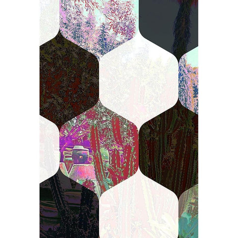 Hexaflora4 White Modern Wood Framed Art Print by Tenoever, William