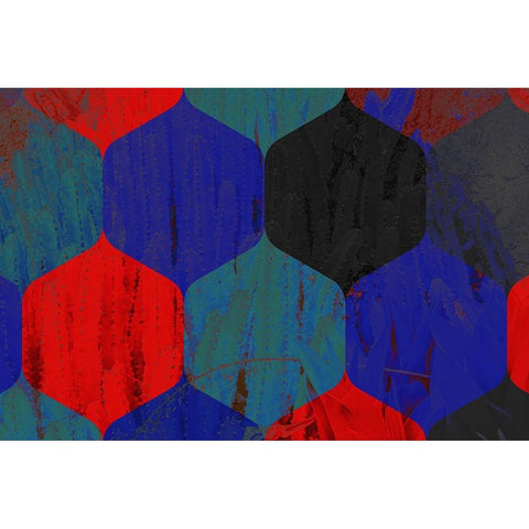 Hexaflora5 White Modern Wood Framed Art Print by Tenoever, William
