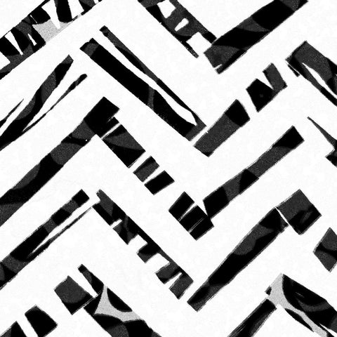 WickerPattern White Modern Wood Framed Art Print with Double Matting by Tenoever, William